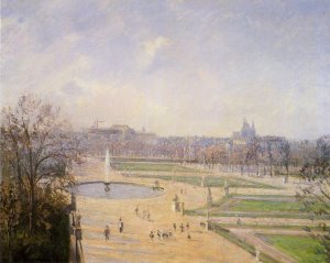 The Bassin des Tuileries: Afternoon, Sun