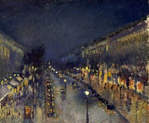 Boulevard Montmartre; Night Effect